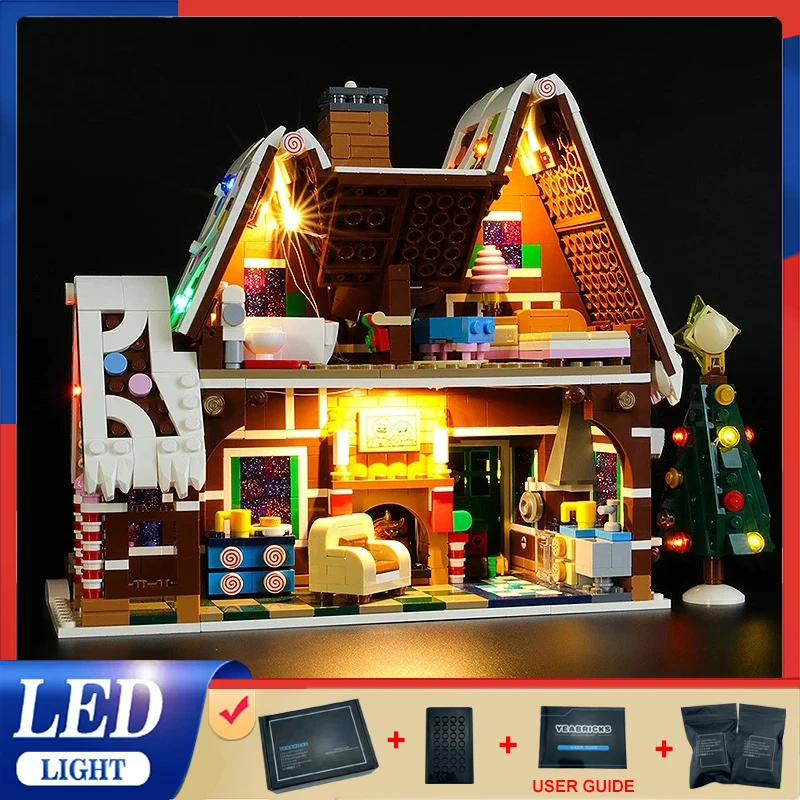 

Искусственная кожа для рукоделия, набор для LEGO 10267, имбирный домик (только Φ, без модели блоков)