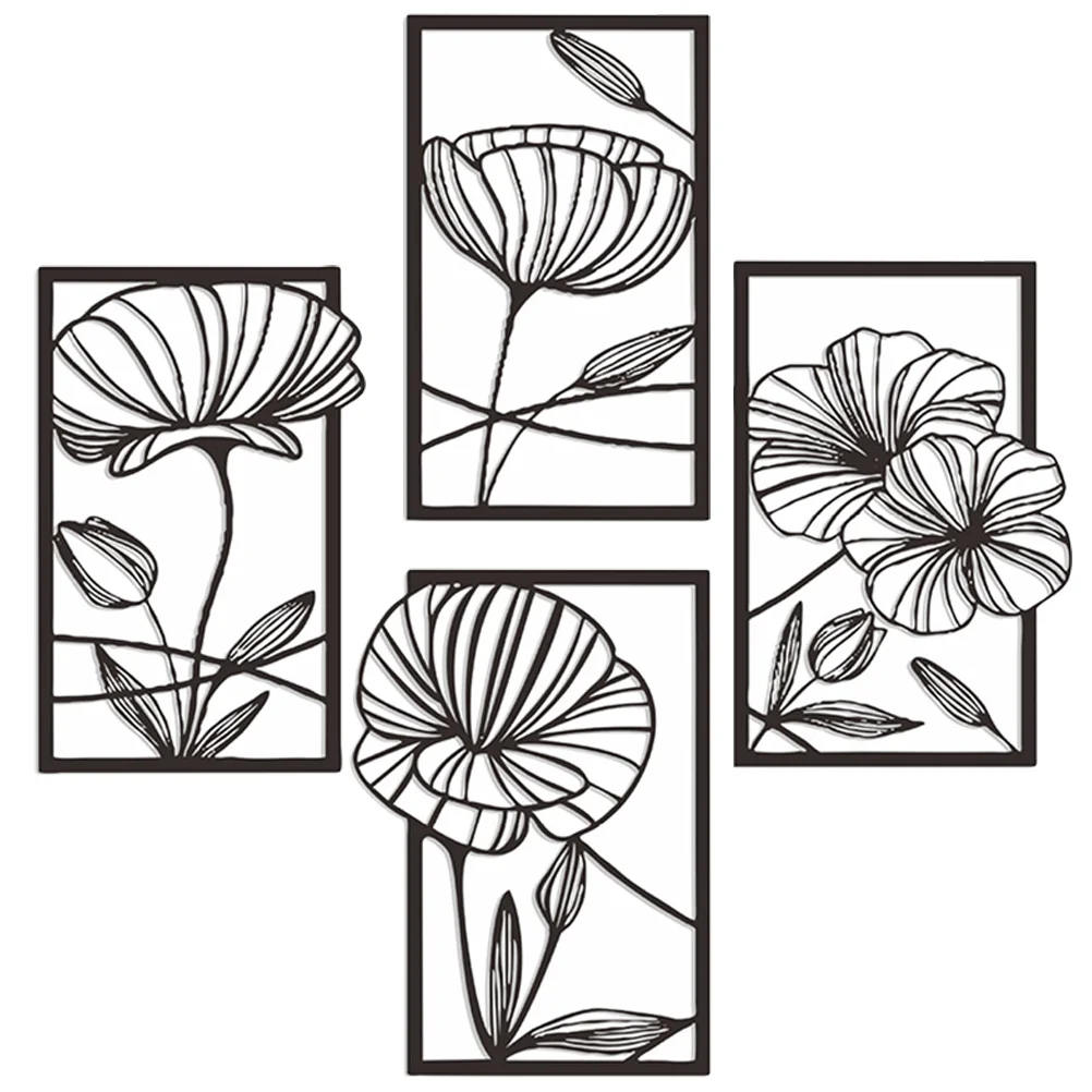 

Wall Decor For Bathroom Lotus Leaf Decoration Bedroom Floral Dining Ornament