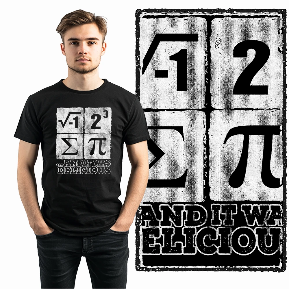 Coolmind SC 100% Baumwolle Math Lover Pai Grafik-T-Shirt für Männer, cooles Mathe-T-Shirt in großer Größe, Vintage-Schwarz, Herren-Neuheits-T-Shirt. – Detail 22