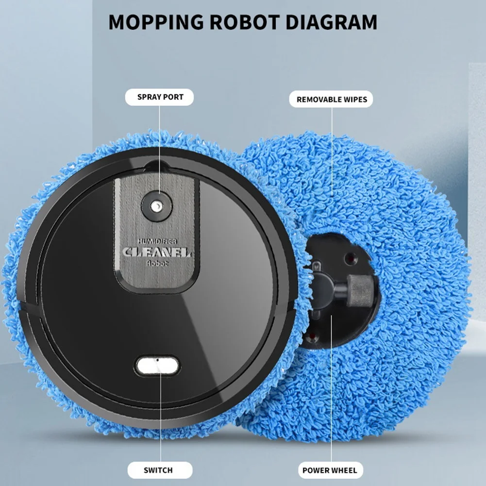 Smart Robot Vacuum Cleaner Sweeping Mopping Smart Mop Robot Dry and Wet Mop Humidifying Strong Suction Robot-A 5