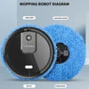Smart Robot Vacuum Cleaner Sweeping Mopping Smart Mop Robot Dry and Wet Mop Humidifying Strong Suction Robot-A 5