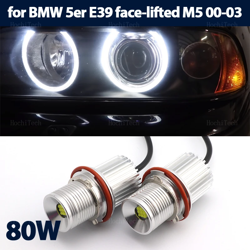 

Светодиодсветодиодный кольцевая галогенная лампа Angel Eyes 6000K для BMW 5 серии E39 M5, поднятая к лицу 520i 523i 525i 528i 530i 535i 2000-03