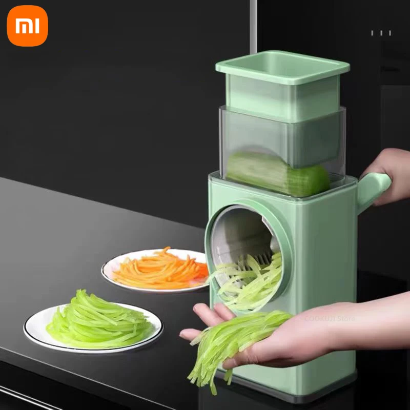 

New Xiaomi Multifunctional Vegetable Slicer Cutter Chopper Veget Graters Shredders Fruit Kitchen Tool French Fry Kitchen Tools