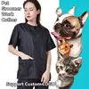 Pet Shop Pet Groomer Work Clothes Non-stick Hair Waterproof Dog Bathing Shearing Plus Size Work Clothes Men And Women G0605 2