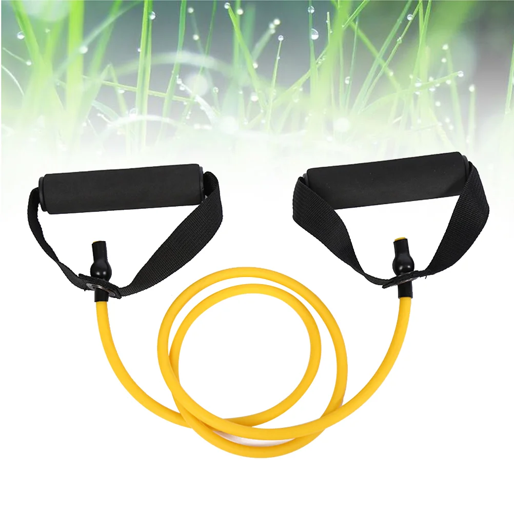 

Outdoor Yoga Elastic Fitness Exercise Pull Rope Exercise Resistance Bands Workout Bands With Handle
