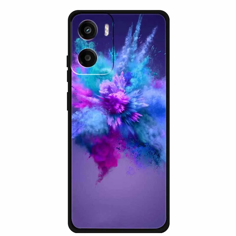 Cartoon Animal Soft Silicone TPU Phone Case with Flower Design - Dustproof Protective Cover