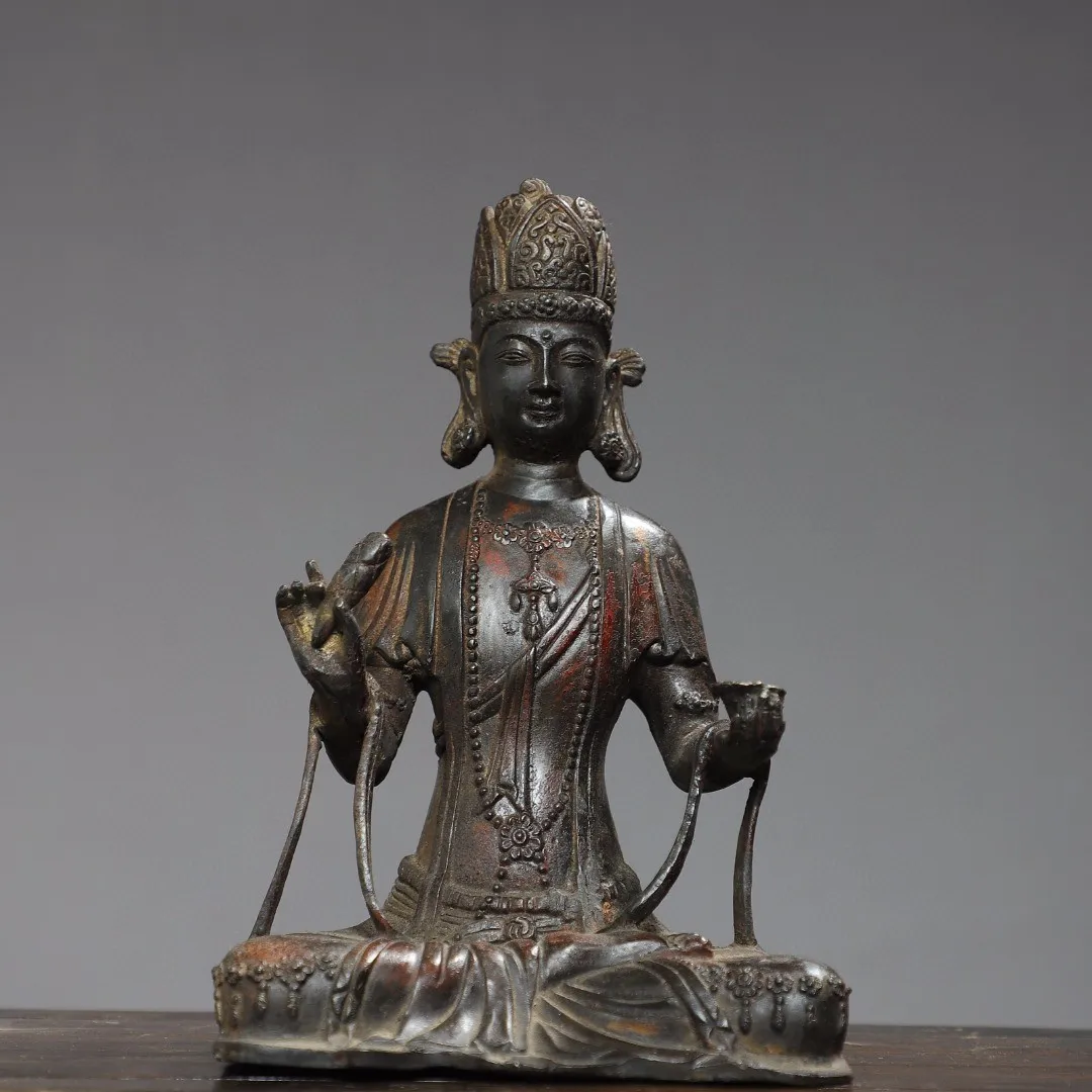 

Тибетский латунный Будда, чистая медь, отключается от золота, грязи и золота, свободные и удобные искусственные украшения,