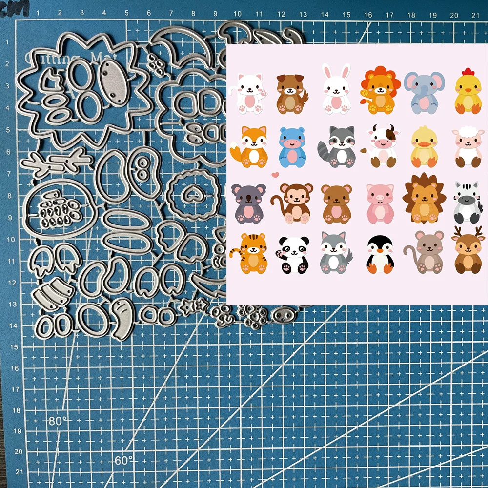 Metall-Stanzschablonen Ozeantiere & Pflanzen – Set Für Scrapbooking, Kartenbasteln, Prägung & DIY-Projekte