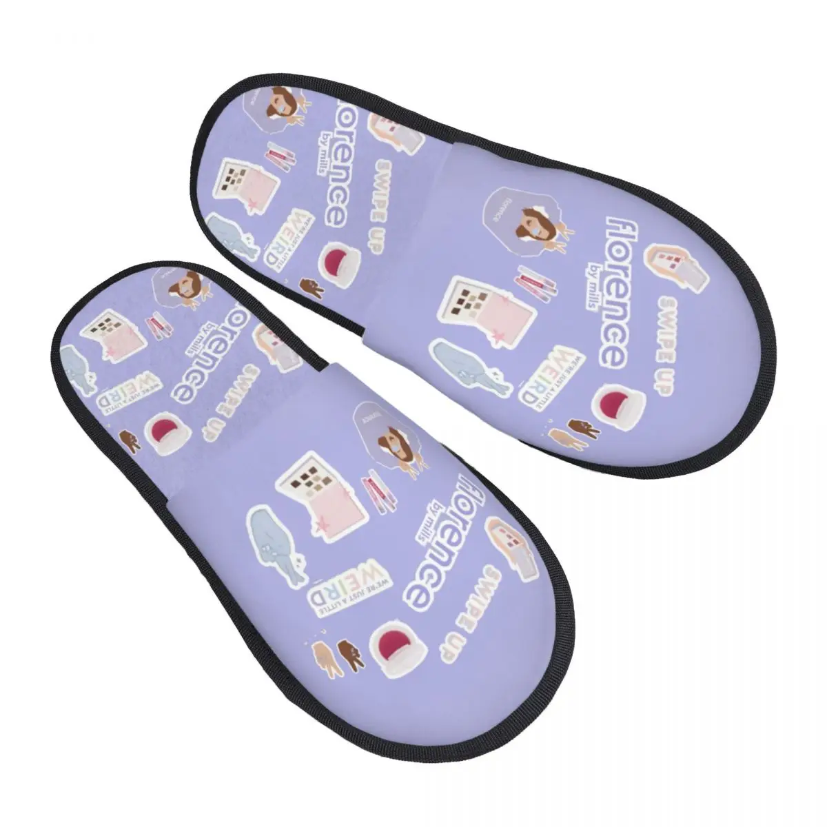 

Florence By Mills Guest Slippers for Spa Women Custom Print House Slipper
