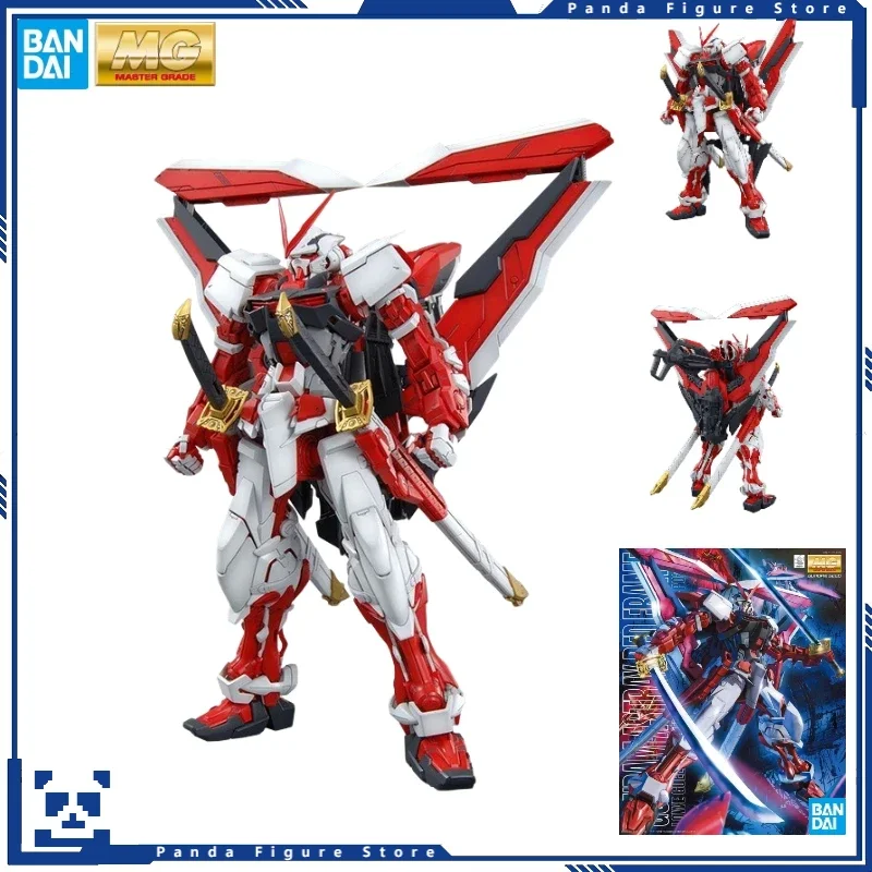 

В наличии Bandai MG 129 Gundam Astray Модифицированная астрая красная экшн-фигурка GUNPLA для мальчиков Игрушка модель Mecha Подарочный комплект для сборки коллекционная