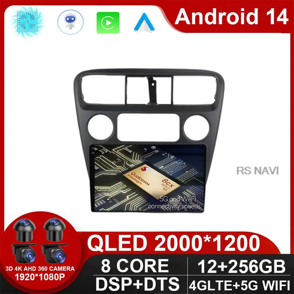 

Android 14 Car Radio For Honda Accord 6 1998 - 2003 Navigation GPS QLED DSP Carplay Multimedia Player Auto Stereo NO DVD 2DIN