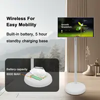 Moniteur tactile interactif intelligent sur pied de 21.5 pouces, Interface USB, écran LCD, miroirs de Fitness, TV intelligente Portable 5