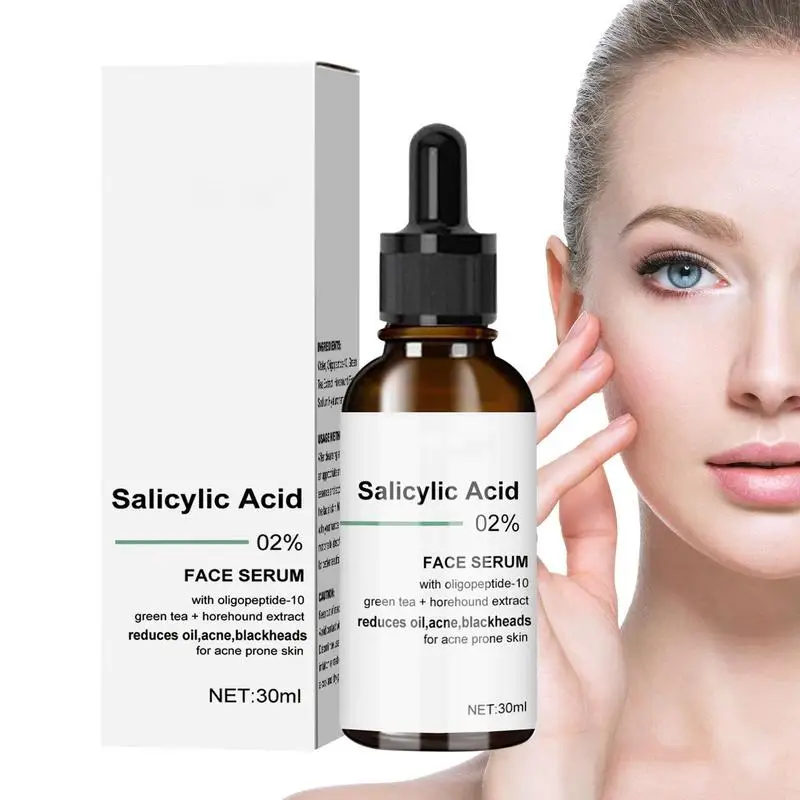 Salicylic Acid Pore Shrink Face Serum Repairs Large Pores Salicylic Acid Essence Anti-wrinkle Facial Serum Oil Control face Care 2