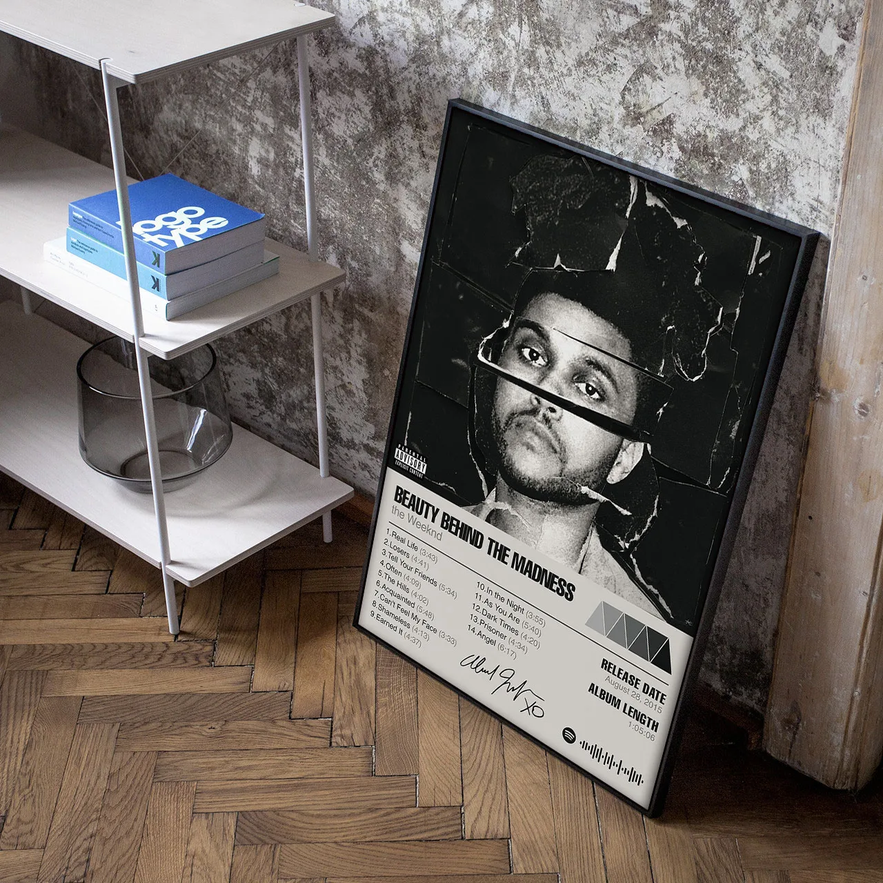 Music Hot Album Star The Weeknd Starboy Poster Hip Hop Posters For Living Room Canvas Painting Art Home Wall Decor Picture Peckshirt