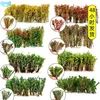 Simulation Forest Bush Cluster Model  Micro Landscape DIY Miniature Plant Creepers Leaves Military Sand Table 4