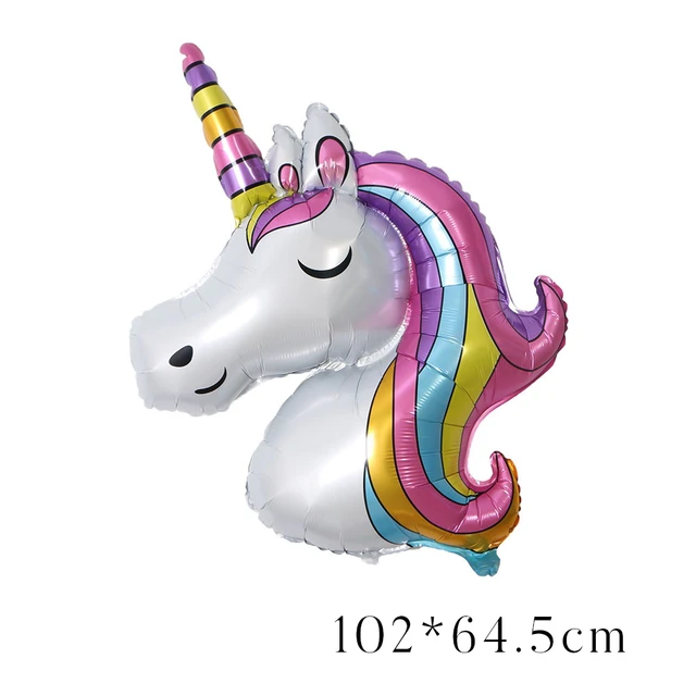 Ballon Foil Anniversaire Licorne