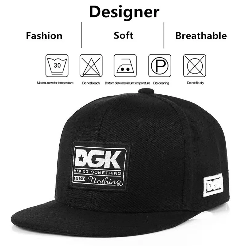 Embroidered Men's Fashion Snapback Hat - Adjustable Hip Hop Baseball Cap