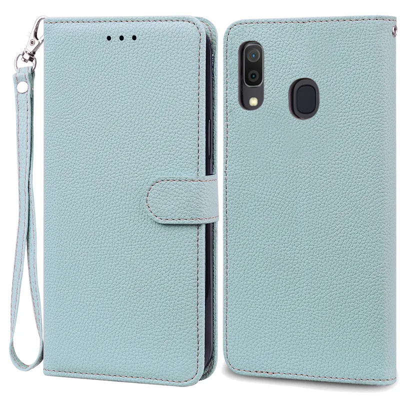 Leather Wallet Flip Case for Samsung Galaxy A40 - Stylish and Protective Cover
