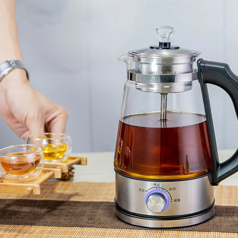 Teapots Electric Kettle Glass Water Kettle Smart Thermo Pot Coffee Water  Boiler 220v Kitchen Appliances Tea