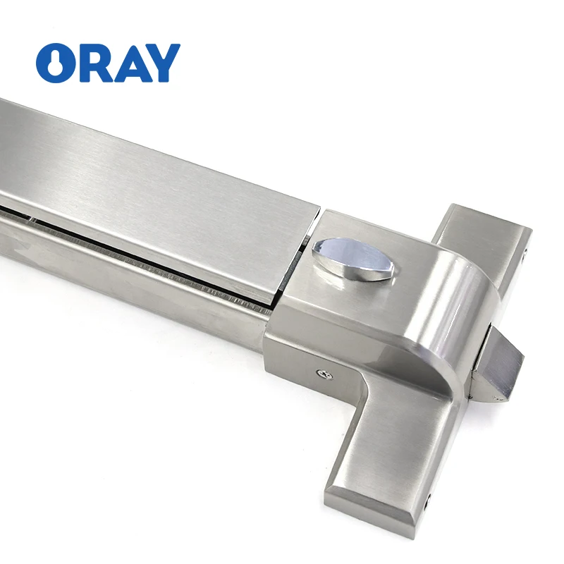 Office Building Fire Door Panic Bar Lock Anti Panic Exit Device Iron Paint Lock with Lever Handle