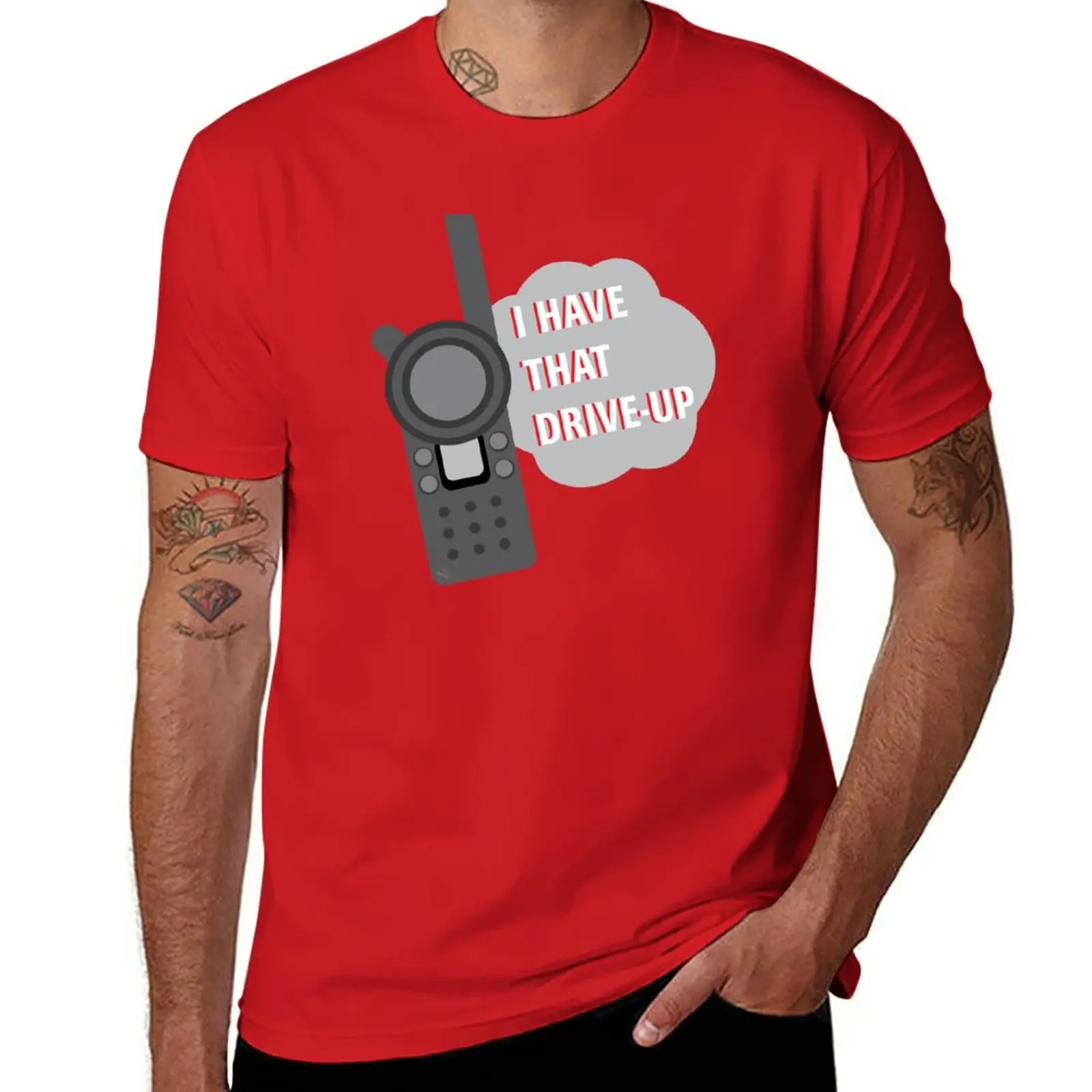 

Retail - Drive up T-Shirt vintage t shirt Short sleeve tee mens graphic t-shirts anime