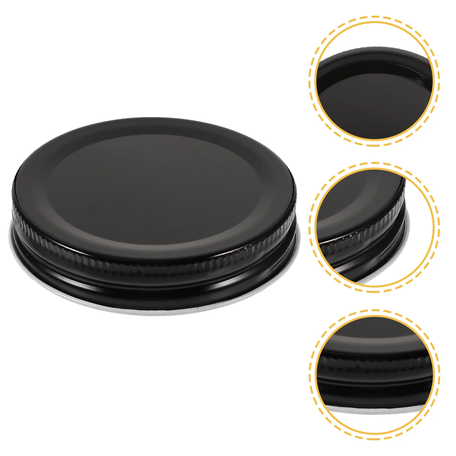 

12Pcs Mason Jar Lids 70Mm Reusable Canning Lids Tinplate Wide Mouth Sealing Canning Covers Jar Covers Storage Caps Regular Mouth