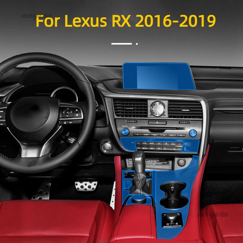 

Для Lexus RX 2016-2019, автомобильная панель редуктора, экран навигации, Автомобильный интерьер, наклейка против царапин
