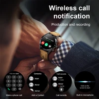 LIGE montre intelligente pour hommes connexion Bluetooth écran AMOLED Smartwatch hommes IP68 étanche appel vocal samrtwatches pour Android iOS 3