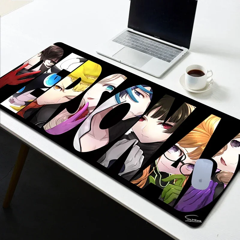

Large Mouse Pad Gamer Persona 5 Gaming Pc Accessories Deskmat Non-slip Mat Mausepad Mousepad Keyboard Cabinet Mause Laptops Pads