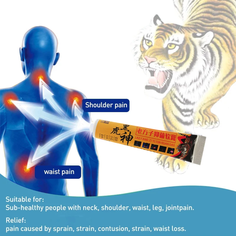 

20g Back Pain Relieve Ointment Rheumatism Arthritis Special Analgesics Cream Muscle Sprain Knee Shoulder Body Care Dressing