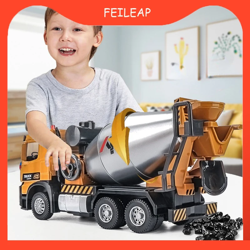 Camion de Construction moulé sous pression à échelle 1/50, roue libre, Construct Camion de Construction moulé sous pression à échelle 1/50, roue libre, Construct