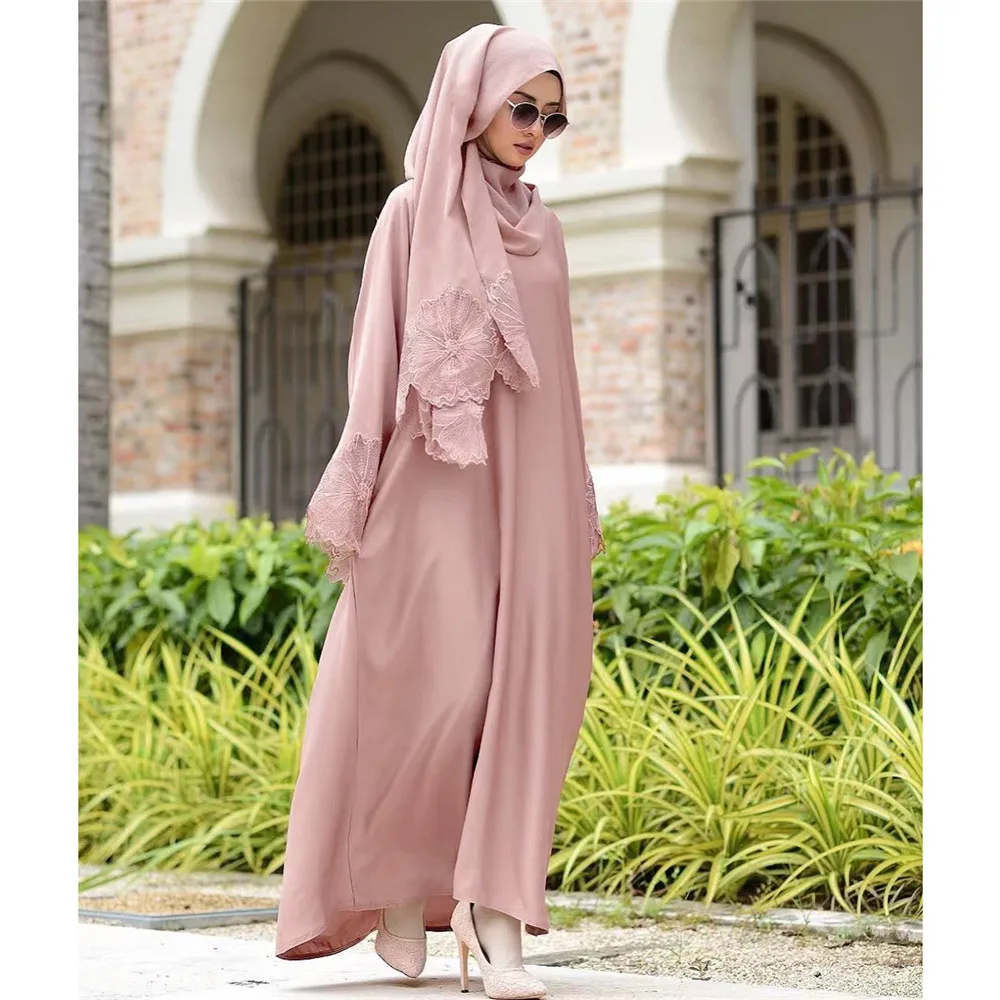 

Eid Ramadan Abaya Muslim Women Modest Prayer Hijab Maxi Dress Turkey Arabic Kaftan Party Dubai Saudi Islam Gown Jalabiya Vestido