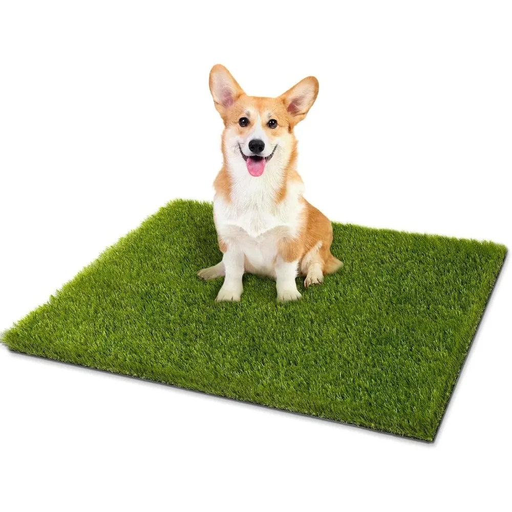 Artificial Grass, Fake Grass for Dogs, Reusable Dog Grass Pee Pads with Drainage Holes for Dog Potty Training