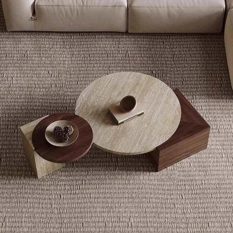 الشمال طاولة القهوة الحديثة غرفة المعيشة الفاخرة ا...