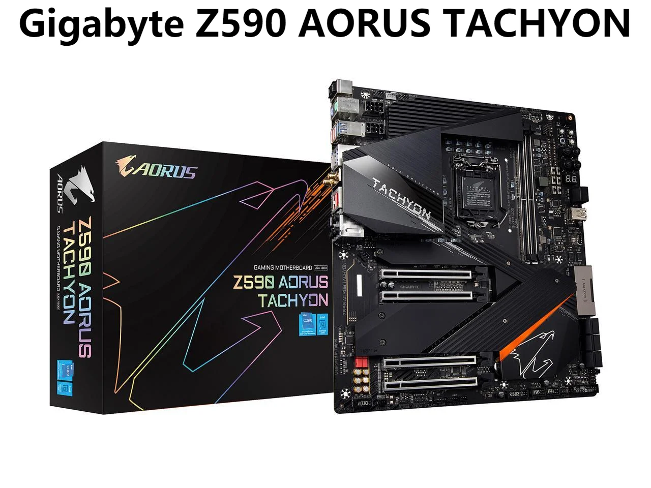 

Gigabyte Z590 AORUS TACHYON Motherboard LGA 1200 Support Intel 10th/11th Gen CPU 64GB PCI-E 4.0 Intel Z590 Mainboard DDR4 ATX
