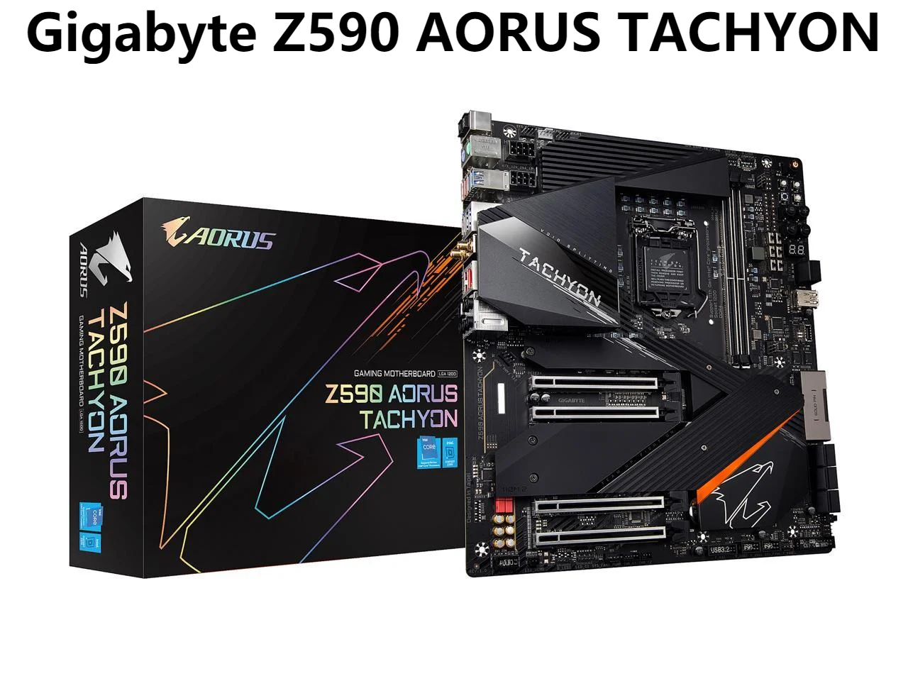 Scheda Madre Gigabyte Z590 Aorus Tachyon Lga 1200 Supporto Cpu Intel 10Th/11Th Gen 64Gb Pci-E 4.0 Scheda Madre Intel Z590 Ddr4 Atx