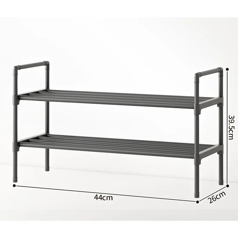 Проста полиця для взуття побутова багатофункціональна багатоповерхова дверна стійка для зберігання в приміщенні та на вулиці Стелаж для зберігання студентського гуртожитку