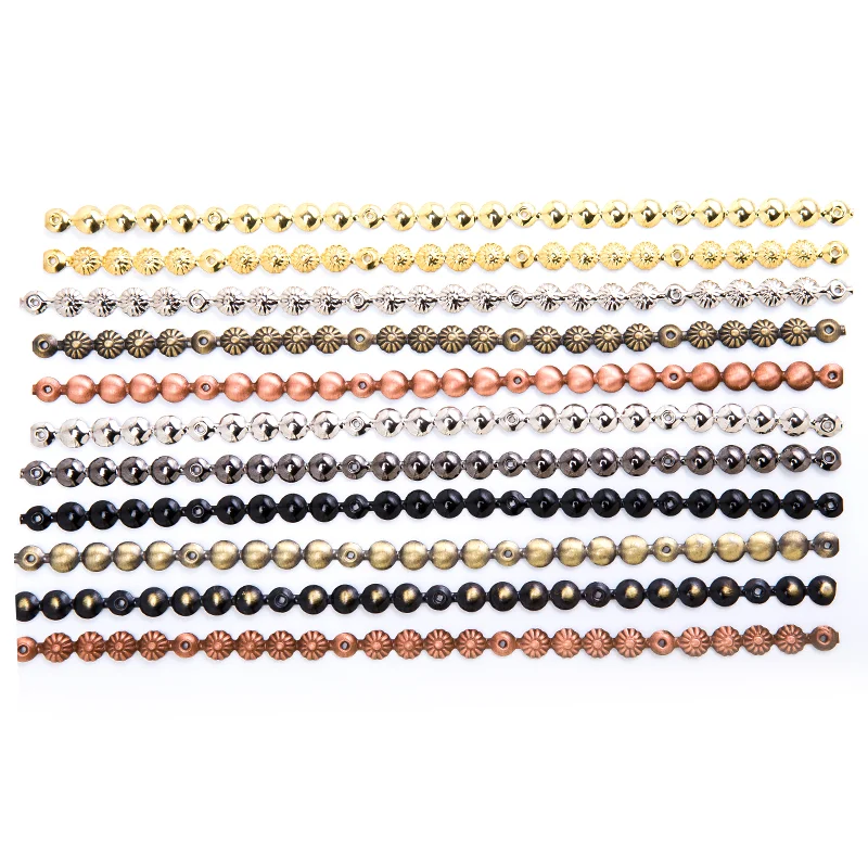 Estofados Latão Níquel Bronze Nail Strips, Guarnições