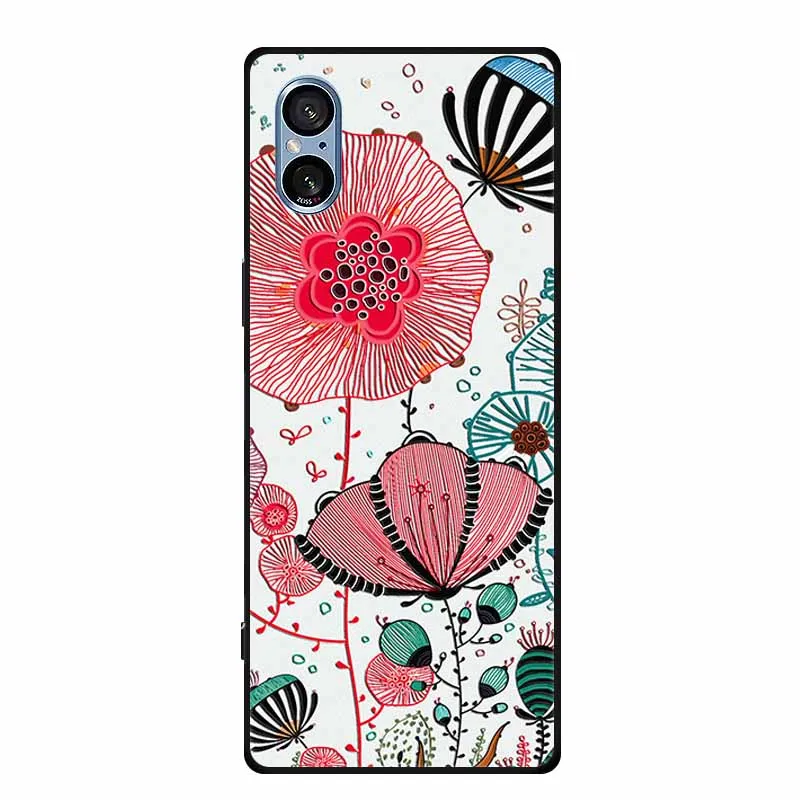 3D Relief Black Silicone Soft Back Cover Case