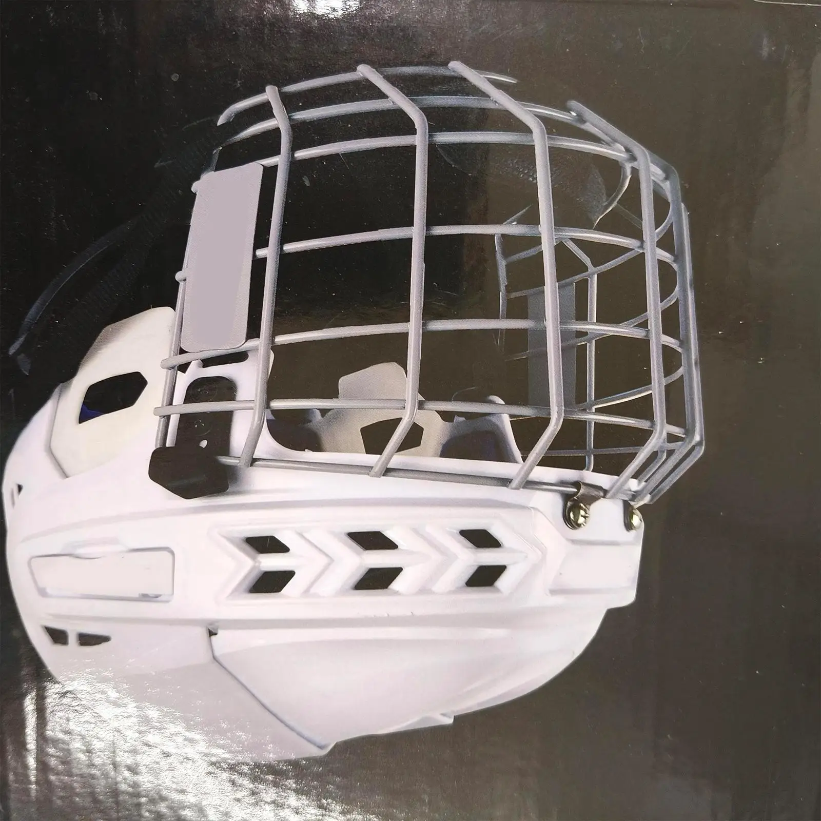 Baseball Face Guard Lightweight Batting Helmet Face Cover for Sport Softball 18x17.5cm for Kids Black