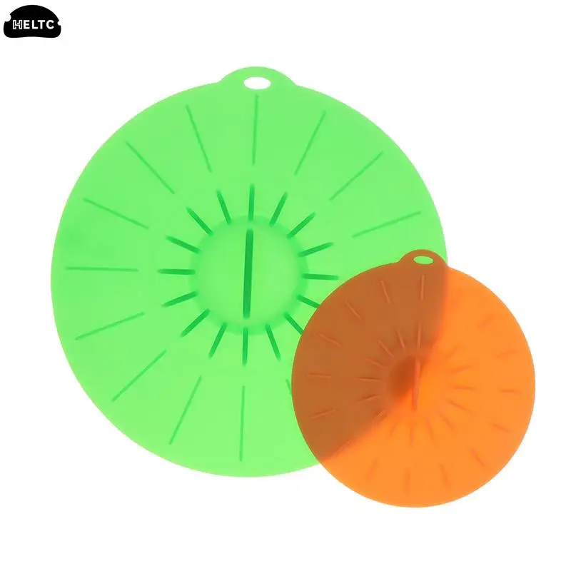 1PCS Cooking Pot Pan Lid Reusable Multifunction Fresh Keeping Microwave Bowl Cover Silicone Kitchen Gadgets 5Size silicone covers glass pot lid bowl cover microwave splatter cover silicone pot lid glass lid pot pan protectors grill dome cover
