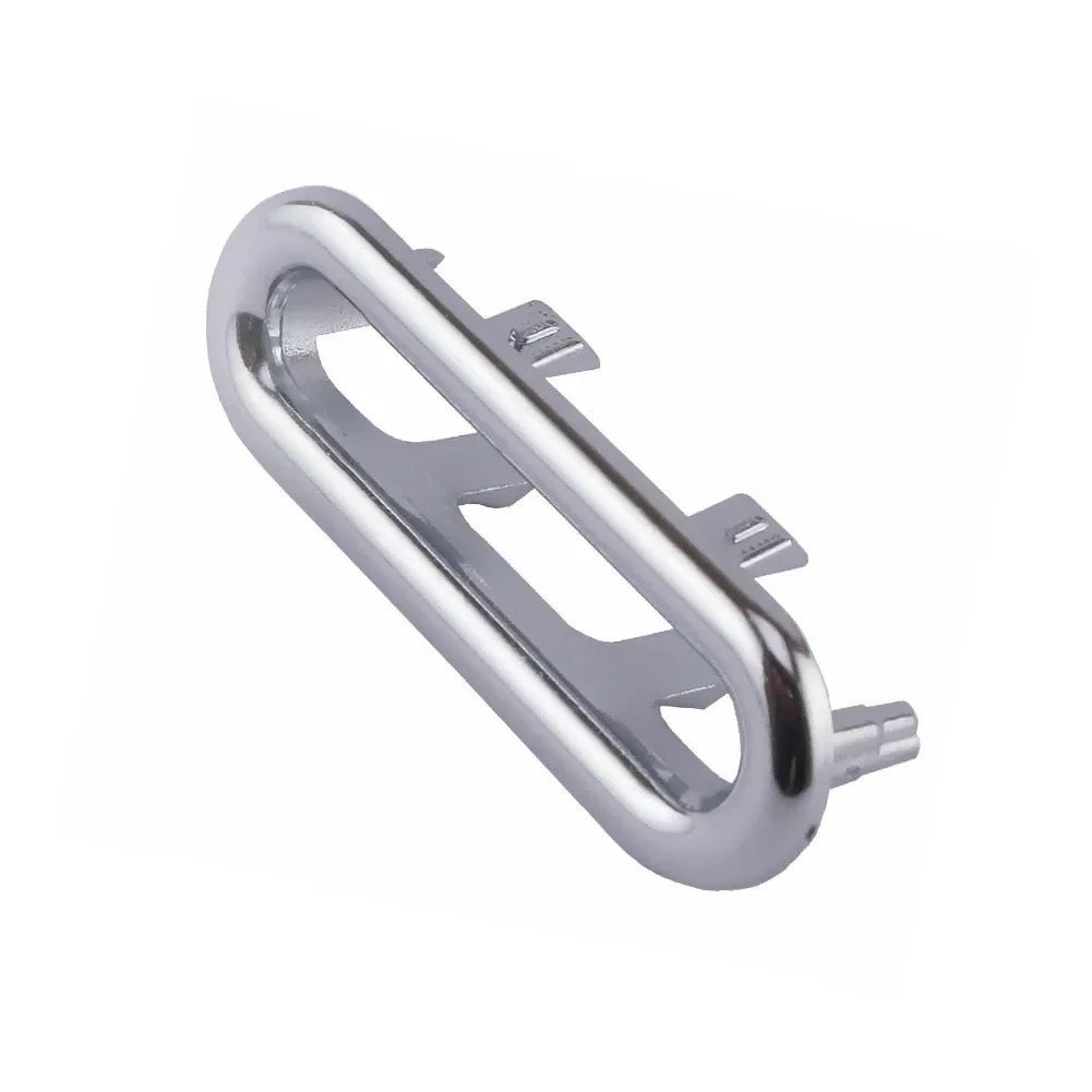 Replacement Basin Sink Spare Oval Overflow Cover Tidy Trim 12x Pcs Plastic Suitable for All Types of Wash Basin