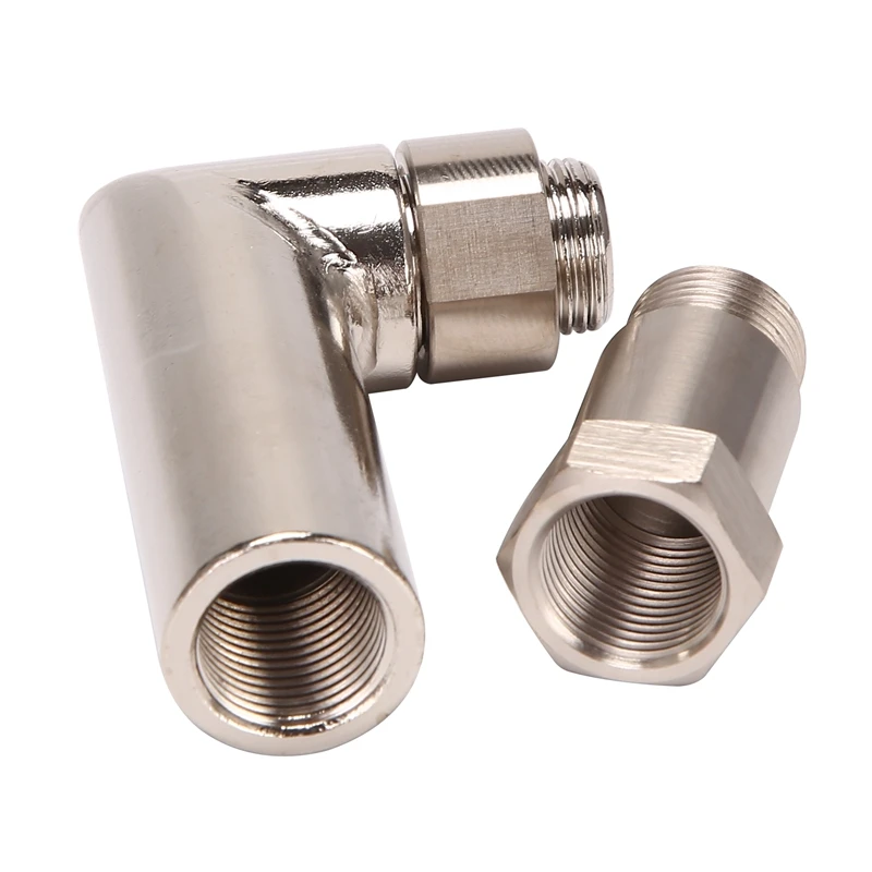 

Универсальный удлинитель для датчика кислорода M18 X 1,5 O2, удлинитель, переходник с углом 90 градусов, Комплект труб, автомобильные аксессуары