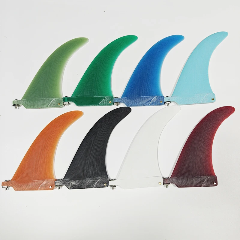 6.5inch Fiberglass surfboard center fin longboard single fin for surfboard