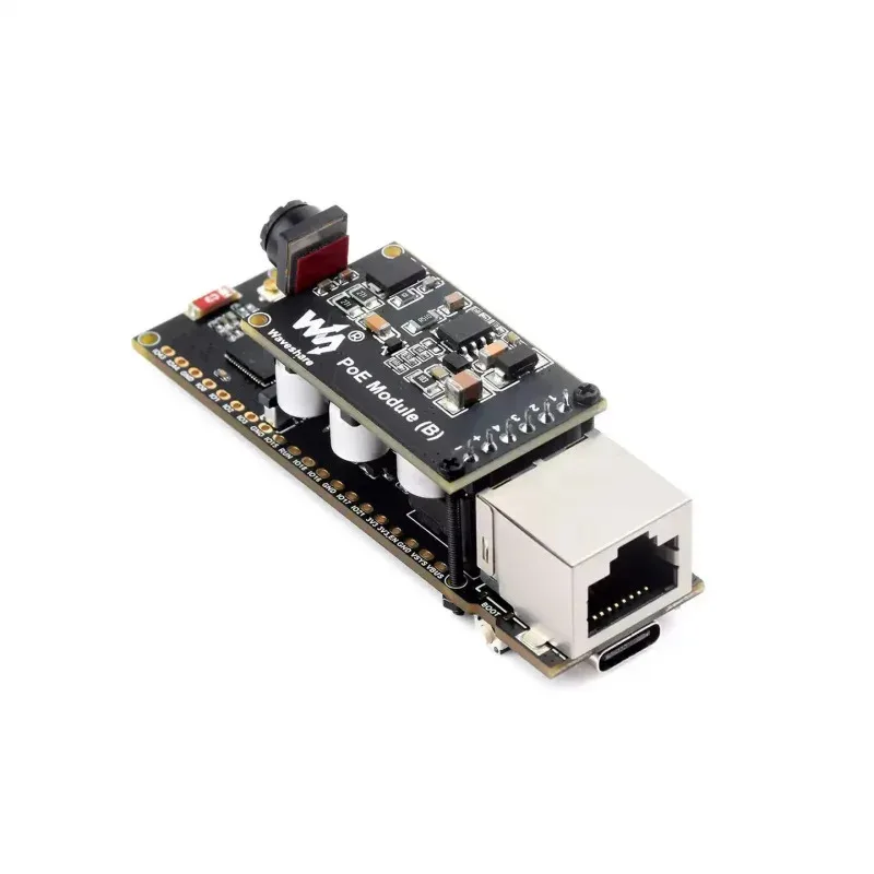 ZJ ESP32-S3 이더넷 개발 보드 POE 모듈 포함 Wi-Fi 블루투스 POE 듀얼 코어 플레이트 로드 지원