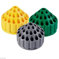 Grinding Head Needle Storage Box 35 Holes Rotary Engraving Tool Rotating Base Tool Holder Carving Tool Polishing Wheel Organizer 2