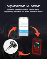 Programable TPMS Sensors 2 in 1 433MHz+315MHz Support Programing with CELL PHONE Tire pressure monitor System - Image 6