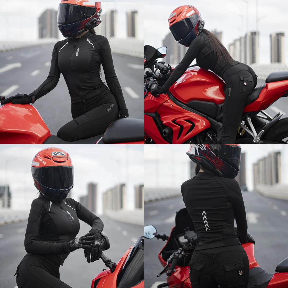 Women Motorcycle Soft Armor Full Body Summer Motorbike Skiing Protective Jacket Lady Motocross Racing Undershirt CE motorcycle jackets motorcycle body armor motorcycle armor vest motorcycle armor