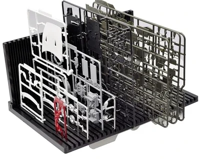 Multifunctional Folderable Storage Shelf for Assembly Model Panels Model Building Tools