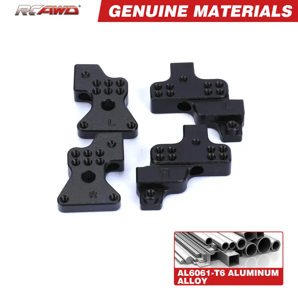 Caja De Cambios De Aleación De Aluminio Para Axial SCX24 90081 1/24, Pieza De Mejora Roja, Anodizada, Resistente A La Corrosión Y Duradera, Ideal Para Coches RC